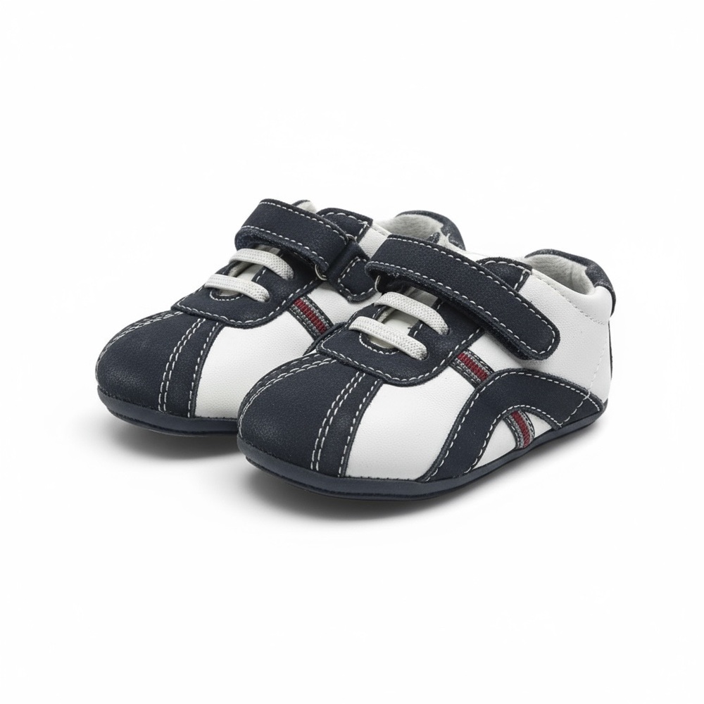 Jumping Beans ☯︎︎ Baby Baseball Walker Sneaker Shoes ☯︎︎ B+W ☯︎︎ Baby Walker ︎3 - Picture 7 of 16
